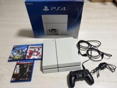PS4 CUH-1200A ホワイト + コントローラ+ゲーム3本セット