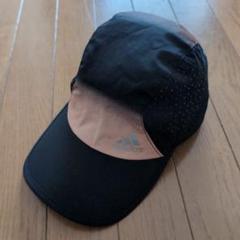 adidas グラデーションキャップ ブラック/オレンジ