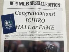 イチローさん 号外 ステッカー付き