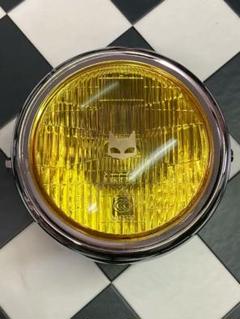 当時物IPF凹みレンズ付きヘッドライトASSY/イエローレンズシビエCIBIE 当時物IPF凹みレンズ付きヘッドライト/検索CIBIEシビエ マーシャル