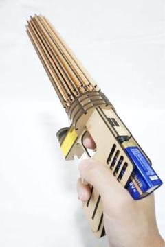 ガトリング　ゴム銃 504連射】ゴムガトリングマシンガンをぶっ放す！！【進化