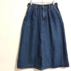 HRARTMARKETフレアスカート デニム　膝下　裏地無　綿100％b132