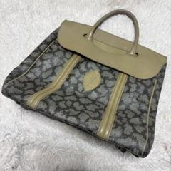 YVES SAINT LAURENT トートバッグ ジラフ柄 PVC