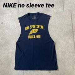 90s NIKE ナイキ タンクトップ ノースリーブ L 紺色 ネイビー NIKE メンズタンクトップ（色：ネイビー系）｜トップス