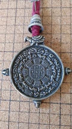 チベット トクチャ(Thogchags) ドルジェ 金剛杵 銅製根付 提げ物 チベット トクチャ(Thogchags) ドルジェ 金剛杵 銅製根付 提げ物