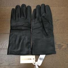 DISEL ディーゼル　ブラック　黒　レザー　手袋 DIESEL(ディーゼル) 手袋(メンズ) - 海外通販のBUYMA