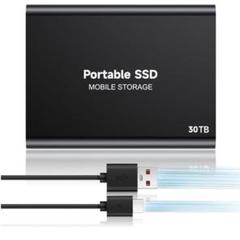 外付けSSD 高速転送　ポータブルSSD 30TB