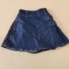 デニム　キュロット　ショートパンツ　140