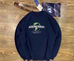 ADERERROR ユニセックススウェット　ネイビー　A16のサムネイル