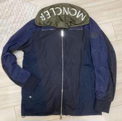 MONCLER ANTON ネイビー ナイロンジャケット フード付き　サイズ2 MONCLER ANTON ネイビー ナイロンジャケット フード付きサイズ2