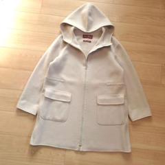 Max Mara　ダブルフェイス フーディコート／パーカー　エクリュ Max Mara ダブルフェイス フーディコート／パーカー エクリュ