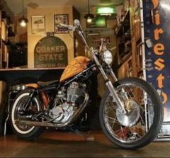 SR400 / 500 ラビットハンドル R67/90 チョッパー SR400/500 ラビットハンドル #2 R67/100 | IRON MARVEL FACTORY