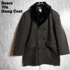 70s シアーズ SEARS ギャングコート 襟ファー アメリカ製 ウールコート 70s シアーズ SEARS ギャングコート 襟ファー アメリカ製 ウール