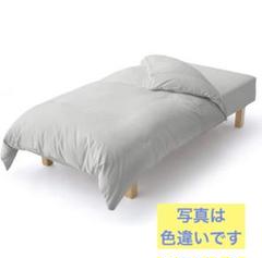 掛け布団カバー なめらか微起毛 ネイビー