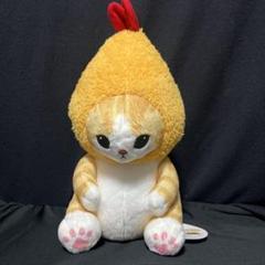 新品未使用　タグ付き　猫のエビ帽子ぬいぐるみ