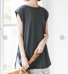 IÉNA ノースリーブ ホワイト Tシャツ