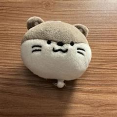 カワウソの顔 クリップ付きぬいぐるみ