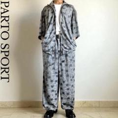 特大サイズ PARTO SPORT ホワイトセットアップ上下 B系HIPHOP 特大サイズ PARTO SPORT ホワイトセットアップ上下 B系HIPHOP