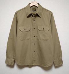 【税込?送料無料】 THE メルカリ - L MS17103 カーキシャツ M-38 McCOY'S REAL トップス