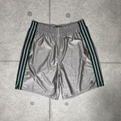 adidas　ハーフパンツ　バスパン　トラックパンツ　希少配色　3本ライン　極太