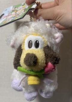 上海ディズニー イースター プルートぬいぐるみキーチェーン