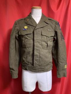 WW2 USAAF 米陸軍第9空挺輸送コマンド アイクジャケット 実物中古 WW2 USAAF 米陸軍第9空挺輸送コマンド アイクジャケット 実物
