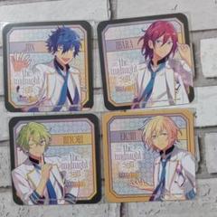 新品★あんスタ【Knights】アニカフェ★特典★コースター★4点セット 新品☆あんスタ☆Knights【月永レオ】アニカフェ☆CoLotta