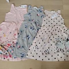 新品 H&M 女の子 ワンピース135-140