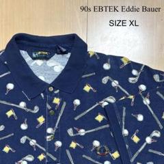 90s エディーバウアー EBTEK Eddie Bauer ポロシャツ XL