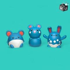 ポケモンキッズ クリア マリルリ キメわざ 指人形 ポケモン