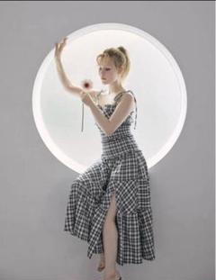 ANDMARY】Audrey check mini skirt