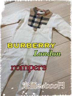 ♦️希少♦️Burberry ベビー　ロンパース　68cm チェック　バーバリー