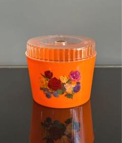 ガラス瓶 昭和レトロ セット インテリア 当時物 レトロポップ 花柄 キッチン この懐かしデザインたまらない！！昭和時代のレトロな花柄や