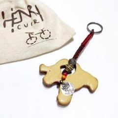 HENRY CUIR アンリークイール　キーホルダー　キーリング　レザー　茶 2025年最新】HENRY CUIR キーホルダー・キーリングの人気
