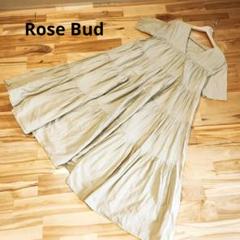 ROSE BUD ティアギャザー ボイルノースリーブワンピース ロングスカート