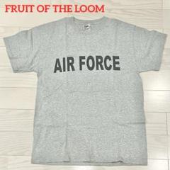 USA古着 フルーツオブザルーム AIR FORCE Tシャツ グレー Mサイズ