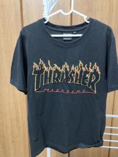 THRASHER フレイムロゴ Tシャツ Sサイズ ブラックのサムネイル