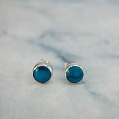 シルバー925 ターコイズ　ピアス　人気　新品　送料無料 4-19