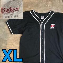 6T2381 Badger ベースボールシャツ　U.S.A.製　ビッグサイズ