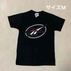 90s リーボック　半袖Tシャツ　ブラック　センターロゴ　ビンテージ　M