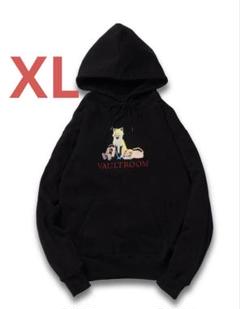 VAULTRROOM キャラクター刺繍 パーカー LAPKARU CARTOON ZIP HOODIE / LIGHT BEIGE – VAULTROOM