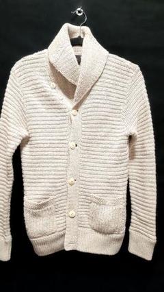 RRL カーディガン ジャケット  リネン混 オフホワイト ショールカラー RRL カーディガン ジャケット リネン混 オフホワイト ショール