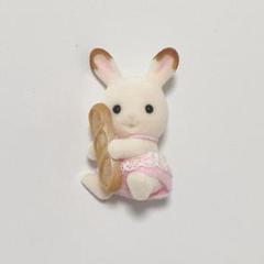 EPOCH - シルバニアファミリー　キラキラくじE・F賞・非売品ショコラウサギの赤ちゃん 16095-95-