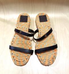 Tory Burch フラットサンダル ダークブラウンsize7