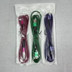 USB-A Type-C ケーブル 充電器 2m 3本