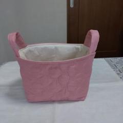 【ハンドメイド】訳あり布バスケットMサイズのサムネイル