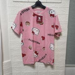 Hello Kitty キャラクター柄 Tシャツ Lサイズ