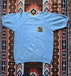 60s 70s 半袖スウェット　インディアン　ブラック 古着 60s PENN STATE オールド カレッジ 半袖 スウェット