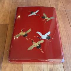 【美品】志路川作 あぜくら 多加良筥 本朱漆塗 小物入 書付 共箱(メ1204) 美品】志路川作 あぜくら 多加良筥 本朱漆塗 小物入 書付 共箱