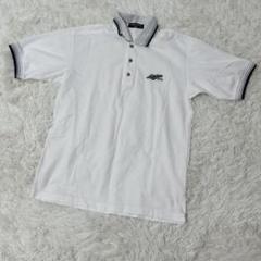 【c5236】MIZNO ポロシャツ 半袖　ホワイト　ゴルフ